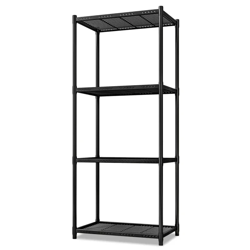 Afralia™ Metal 4-Layer Storage Shelf for Living Room, Bathroom, and Kitchen