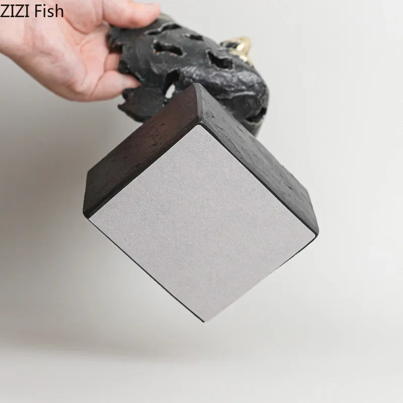 Afralia™ Creative Thinker Modern Sculpture Decor Ornament for Desk and Room Aesthetics