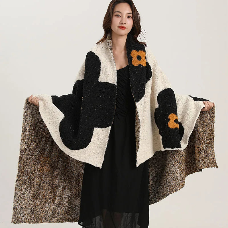 Afralia™ Sunflower Fleece Sofa Blanket: Luxe, Cozy Airplane Shawl & Bed Cover