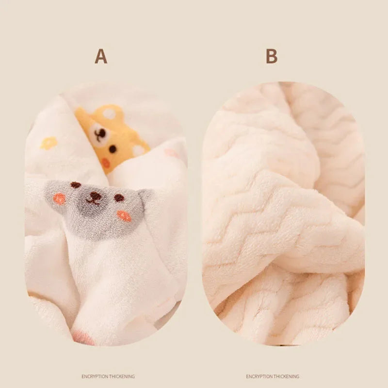 Afralia™ Beibei Velvet Warmth Blanket | Soft & Cozy Winter Bed Blanket