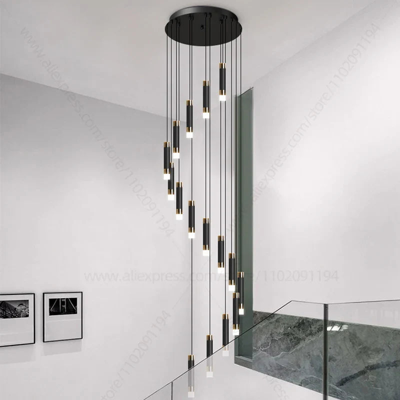 Afralia™ LED Chandelier: Modern Nordic Acrylic Luxury Lighting for Home Decor