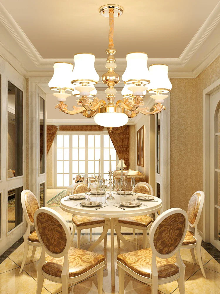 Afralia™ European Modern Chandelier Combination Package: Hot Selling Living Room Dining Room Bedroom Lamps