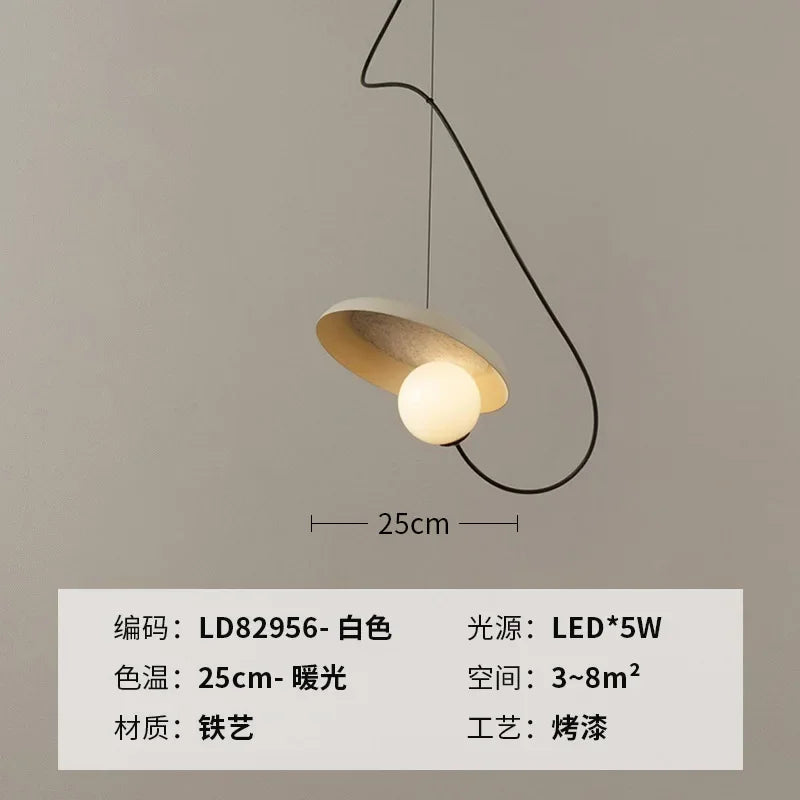 Afralia™ Luxury Rock Metal Pendant Lamp for Home Hotel Room Decor Lighting