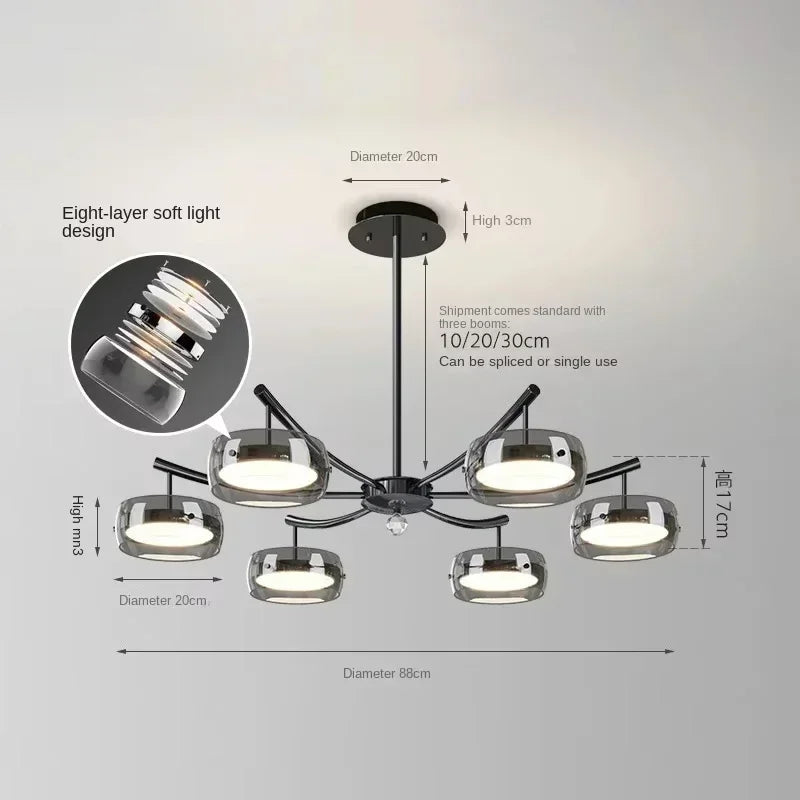 Afralia™ Glass Dining Pendant Light: Modern Minimalist Table Decor for Home Lighting