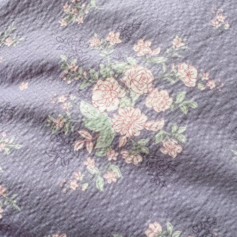 Afralia™ Wrinkled Yarn Lace Bedding Set: New Printed Cotton Duvet Cover Kit for Double Bed