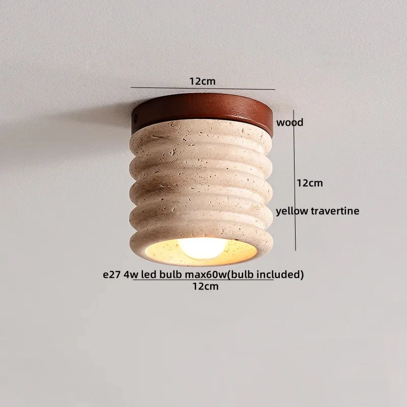 Afralia™ White Glass LED Ceiling Light Wood Canopy Modern Flush Mount