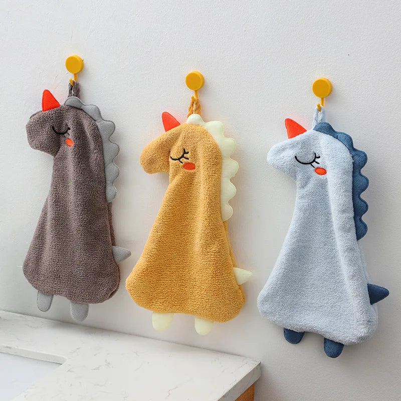 Afralia™ Double-layer Coral Velvet Hand Towel: Absorbent, Quick Dry, Skin-friendly Kitchen Bathroom Towels