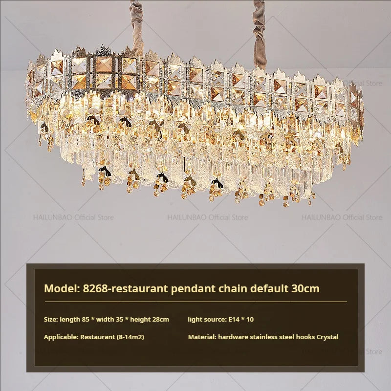 Afralia™ Crystal Chandelier: Modern Net Red Living Room & Bedroom Luxury Lighting