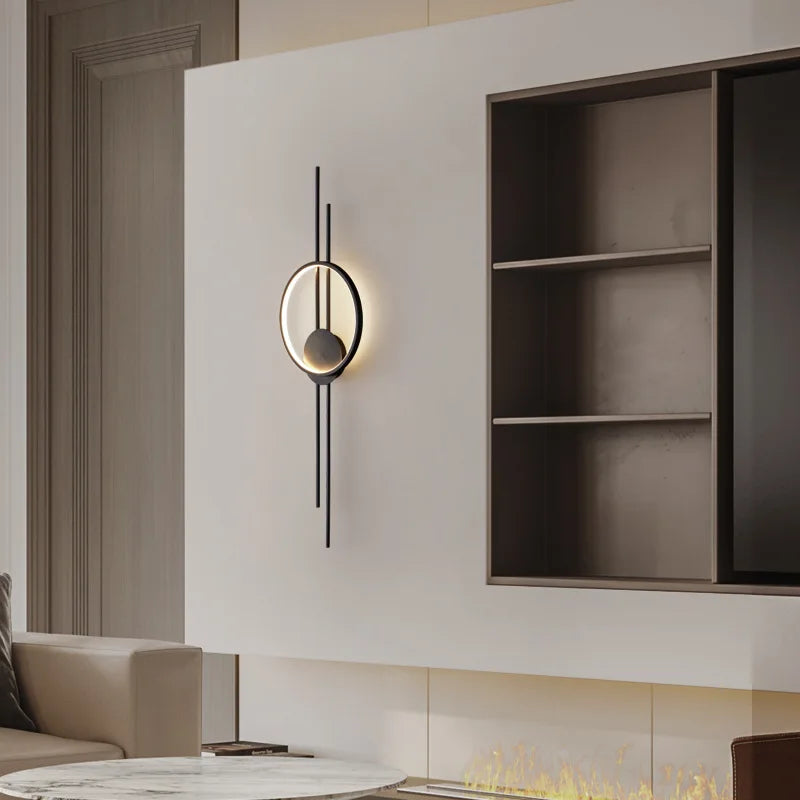 Afralia™ LED Wall Lights: Elegant Minimalist Sconce with 3 Dimming Modes