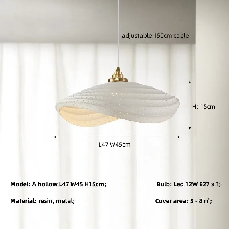 Afralia™ Minimalist Resin Pendant Lights for Dining Room, Bar, and Kitchen