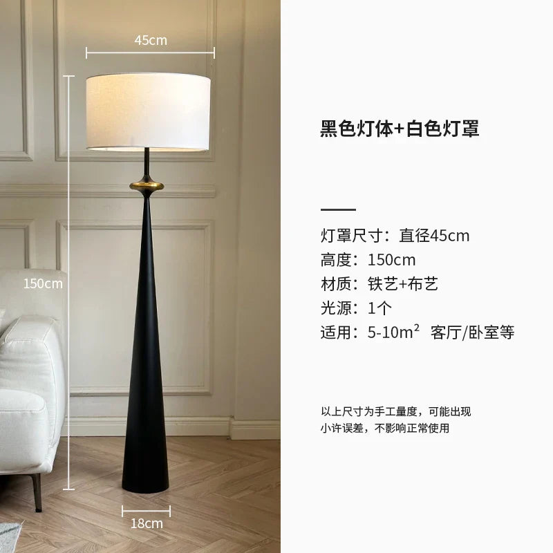 Afralia™ LED Iron Art Floor Lamp | Wabi-sabi Minimalist Design for Living Room, Bedroom