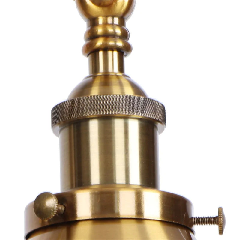 Afralia™ Gold Long Arm LED Wall Sconce with Pull Chain Switch, Adjustable Industrial Bedside Lamp