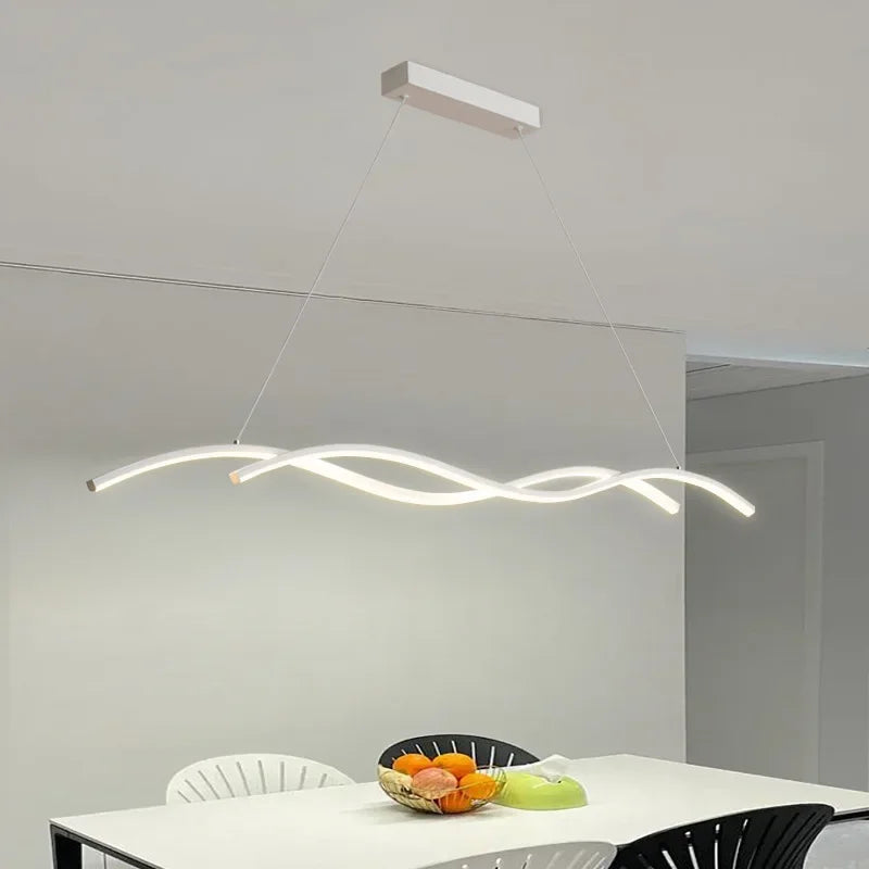 Afralia™ Modern LED Pendant Lights | Stylish Chandelier for Living and Dining Rooms