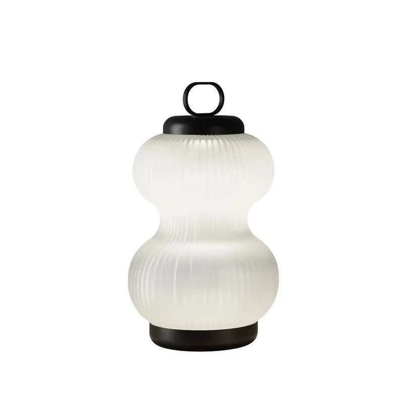 Afralia™ Black & White Glass Chandelier | Minimalist Nordic Bedroom Decor Floor Lamp
