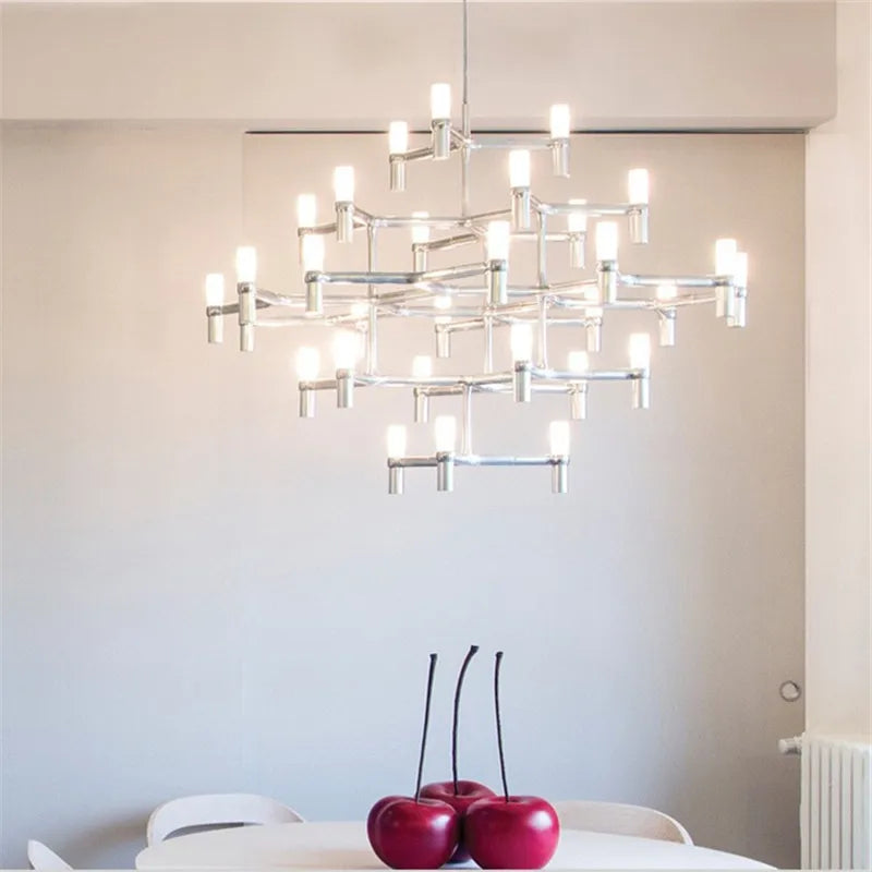 Afralia™ Crown Major Chandelier: Modern Luxury LED Light for Kitchen, Hotel, Living Room