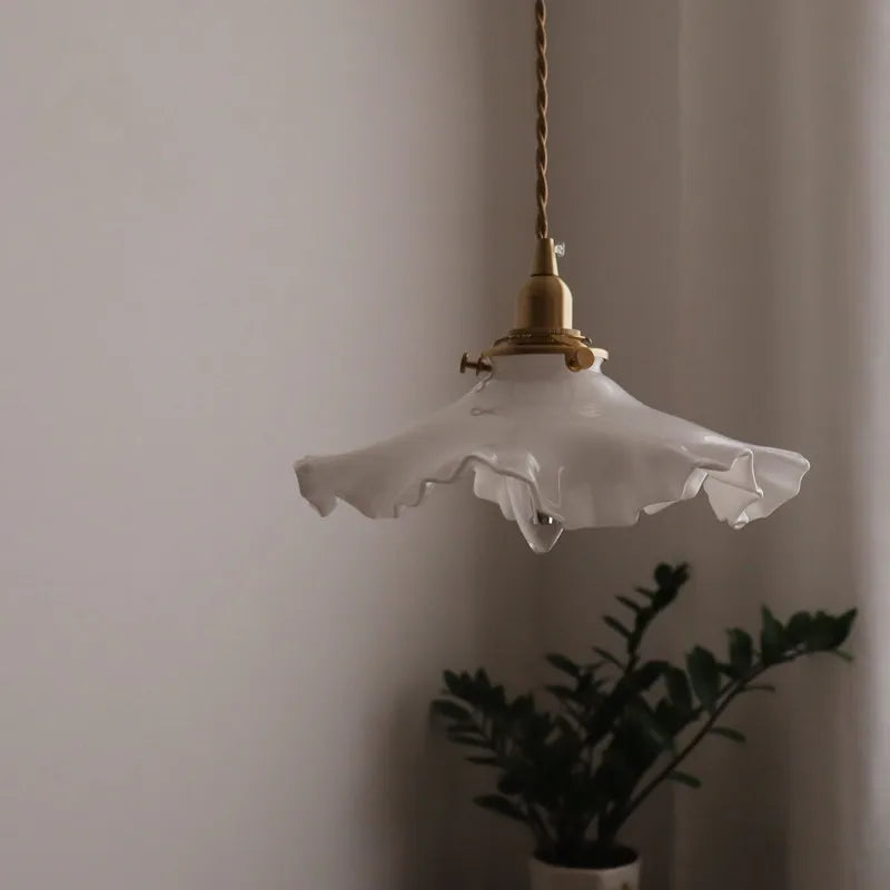 Afralia™ Copper Classical Hanging Light Fixture for Indoor Bedroom Kitchen Restaurant Bar