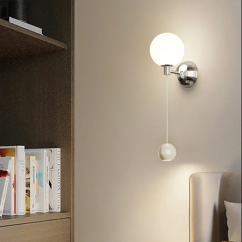Afralia™ Modern Nordic LED Wall Lamp for Dining Room Bedroom Home Décor