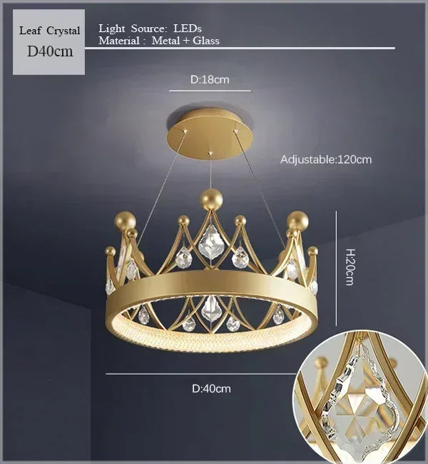 Afralia™ Nordic Princess LED Chandelier for Home Living Dining Bedroom - Simple Elegant Design