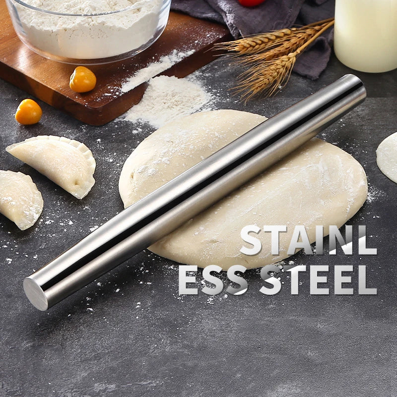 Afralia™ Stainless Steel Dough Rolling Machine - Non-stick Pasta Biscuit Roller for Bakery