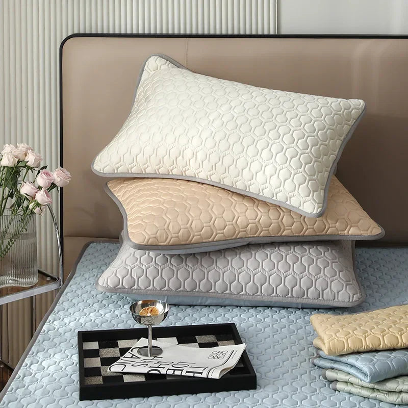 Afralia™ Ultra-thick Natural Latex Bed Mat with Lyocell Fabric for Cool Sleep