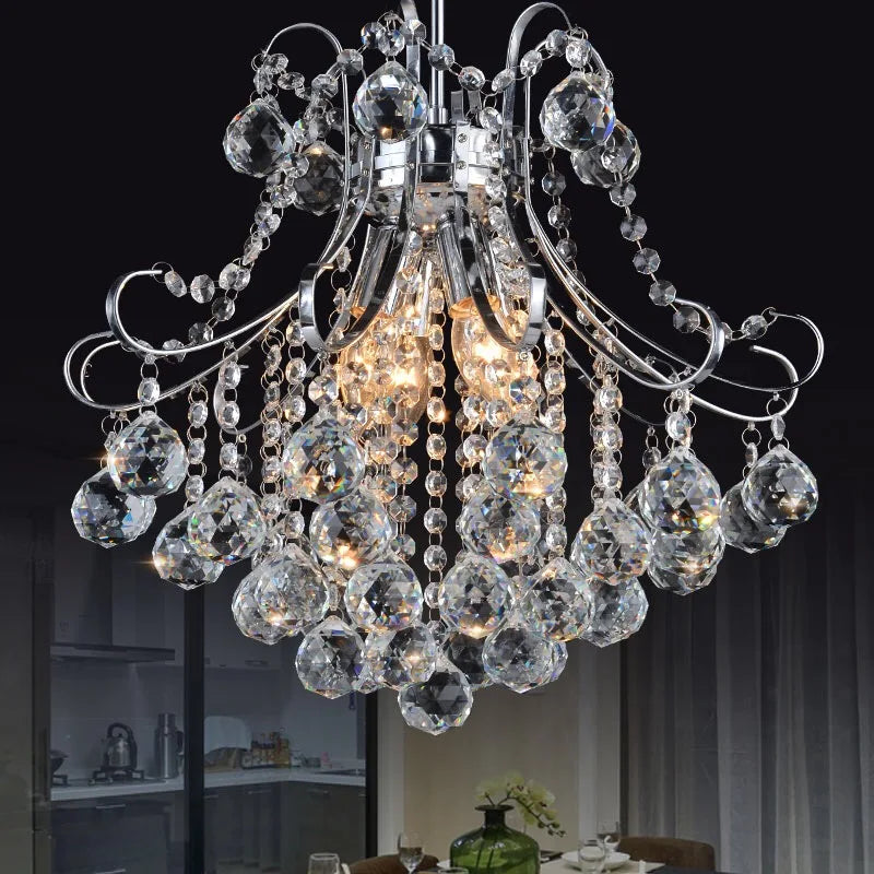 Afralia™ Modern Crystal Chandelier: Colourful Living Room Ceiling Light, Elegant Indoor Decor Lighting
