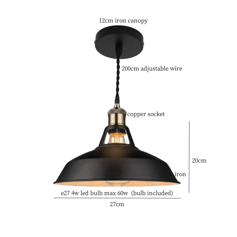 Afralia™ Blue Iron Art LED Pendant Light, Nordic Modern Style for Home and Commercial Spaces