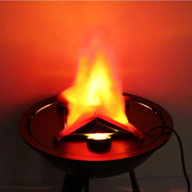 Afralia™ Electronic Brazier Flame Lamp for Halloween Decor, Bar & Hotel Ambiance