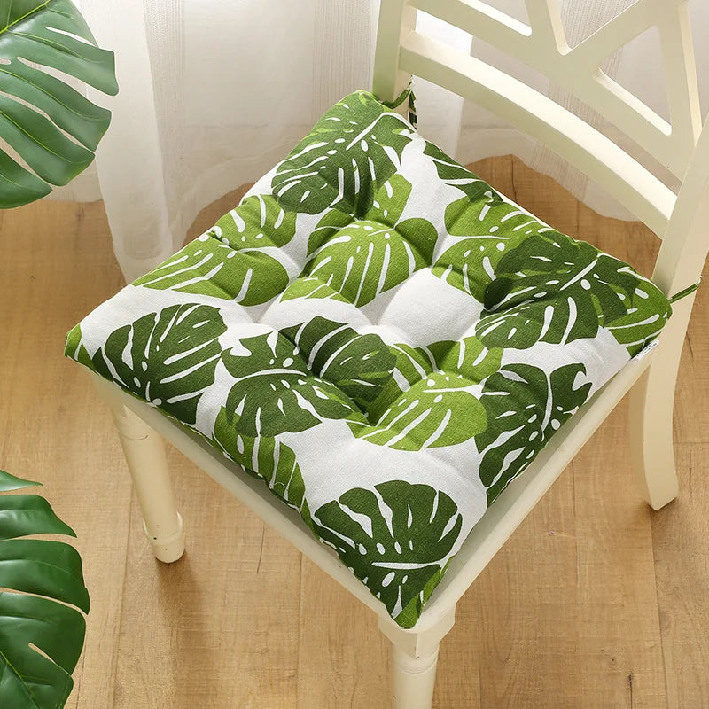 Afralia™ Square Cotton Upholstery Chair Cushion for Office, Home, Car, Garden, or Lounge