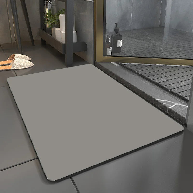 Afralia™ Solid Diatom Ooze Bath Mat: Anti-Slip, Super Absorbent, Durable, Quick-Drying