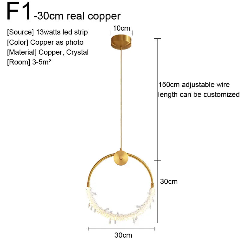 Afralia™ Gold Nordic Pendant Lights Indoor Kitchen Dining Room Home Decor