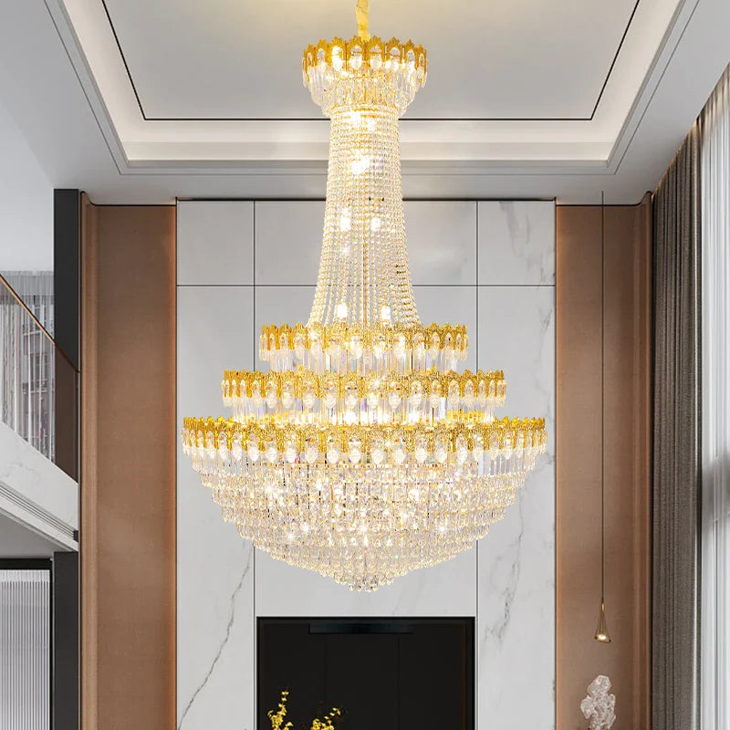 Afralia™ Crystal Chandelier: Luxury European Living Room Main Light 2024 Elegant Design