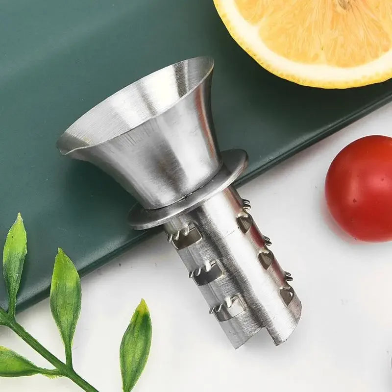 Afralia™ Lemon Squeezer Juicer Pourer for Citrus Fruits - Stainless Steel, Manual Fruit Tool