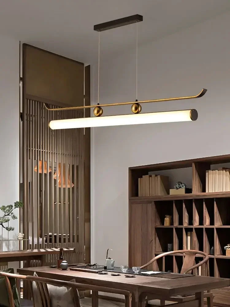Afralia™ Modern Chinese Style Study Light Tea Room Bar Counter Pendant Light