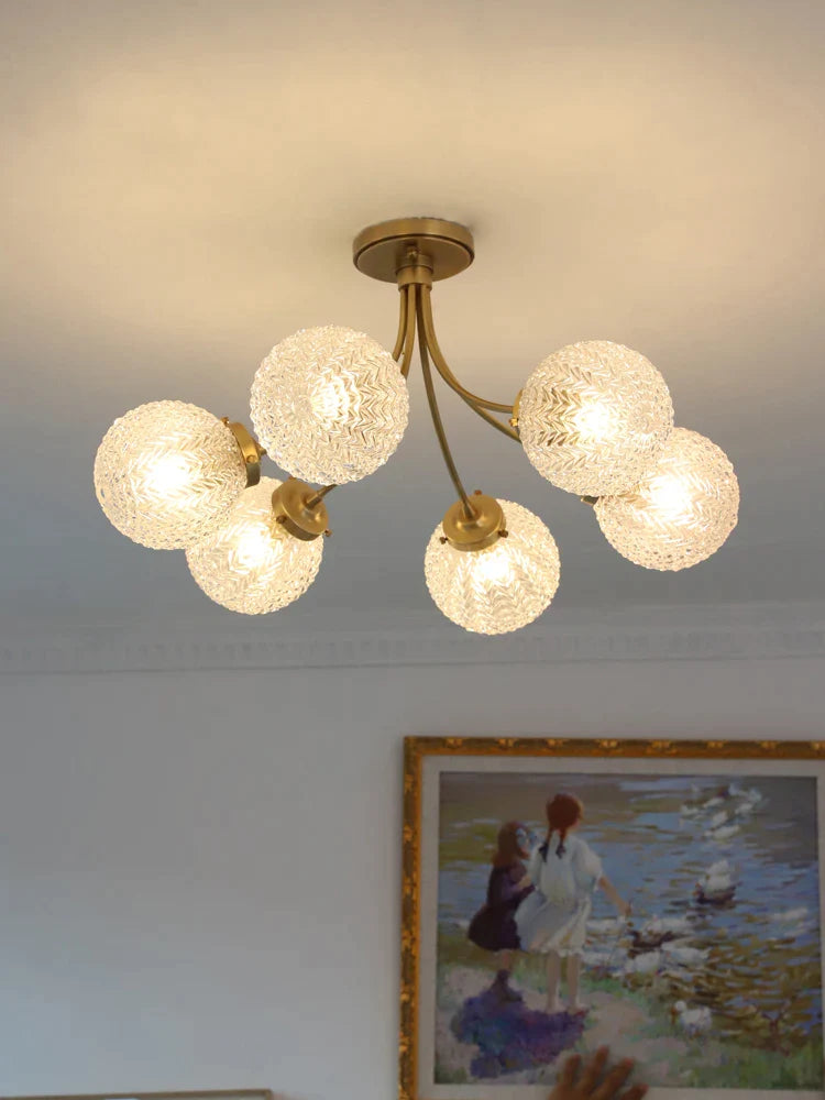 Afralia™ Glass Ball Ceiling Light: Modern Nordic Living Room Dining Room Bedroom Lamp