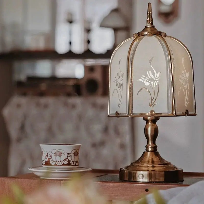 Afralia™ Vintage French Chinese Style Bedroom Decorative Light