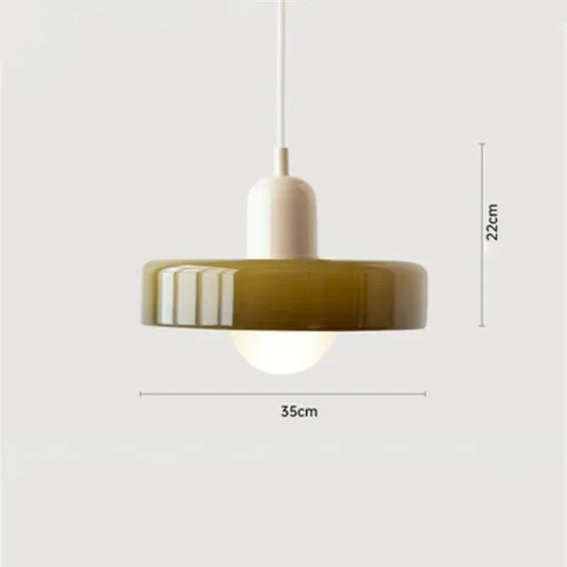 Afralia™ Nordic Glass Chandelier for Home Decor Hanging Lighting Fixtures