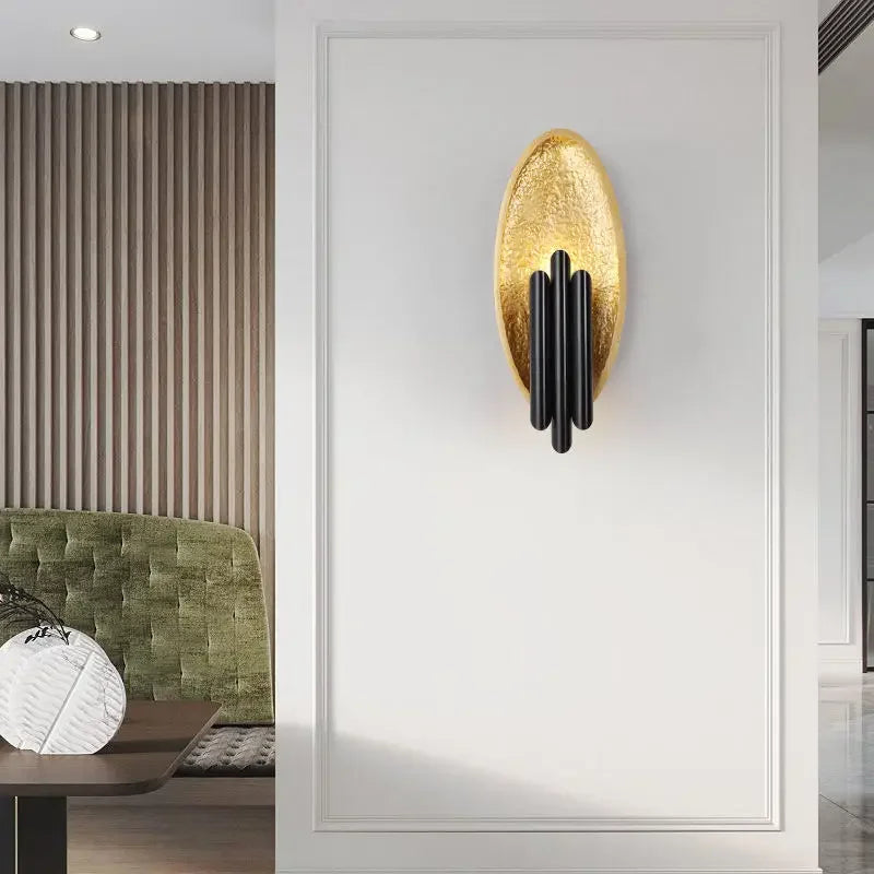 Afralia™ Oval LED Wall Lamp for Modern Living Room Decoration