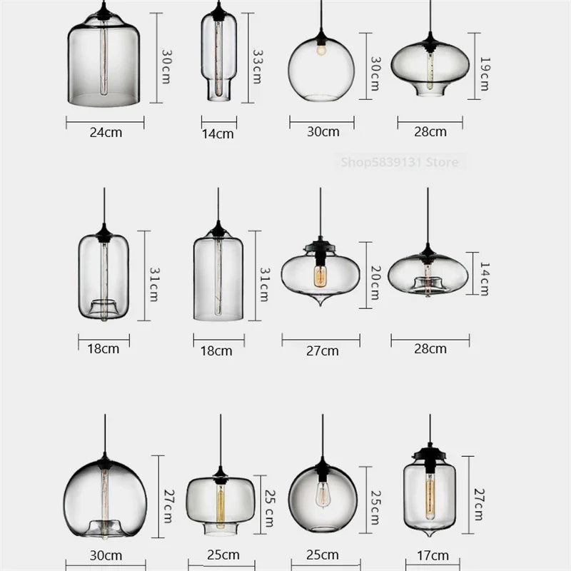 Afralia™ Nordic Modern Stained Glass Pendant Lights LED Colorful Hanging Lamp