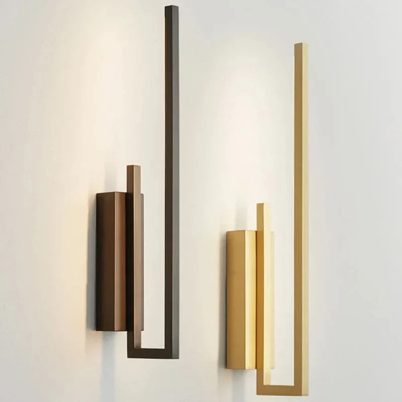 Afralia™ Brass Wall Sconce Dimmable Modern Lamp for Foyer, Bedroom, Restaurant, Aisle