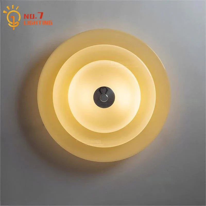 Afralia™ Nordic Glass LED Ceiling Lamp for Home Decor & Kitchen Island