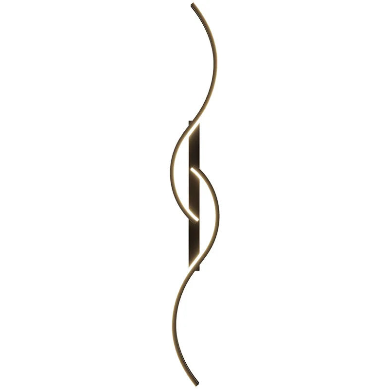 Afralia™ LED Line Wall Lamp for Living Room, Bedroom, Indoor Lighting