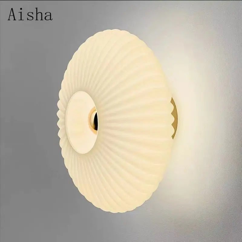 Afralia™ Nordic Glass Wall Lamp for Living Room Bedroom Hotel Atmosphere Sconces