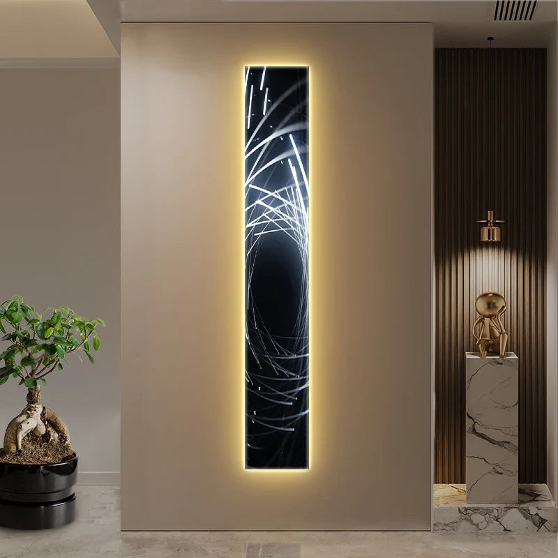 Afralia™ Abstract LED Wall Lamp for Modern Interior Decoration