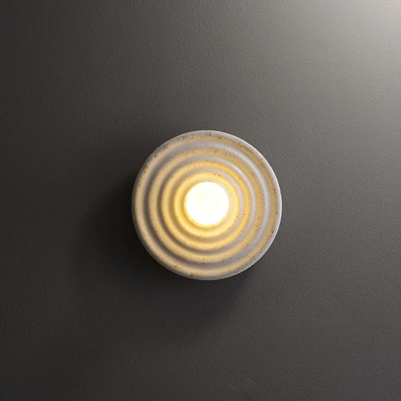 Afralia™ Japanese Retro Wall Light Wabi-Sabi Bedroom Bedside Wall Lamp