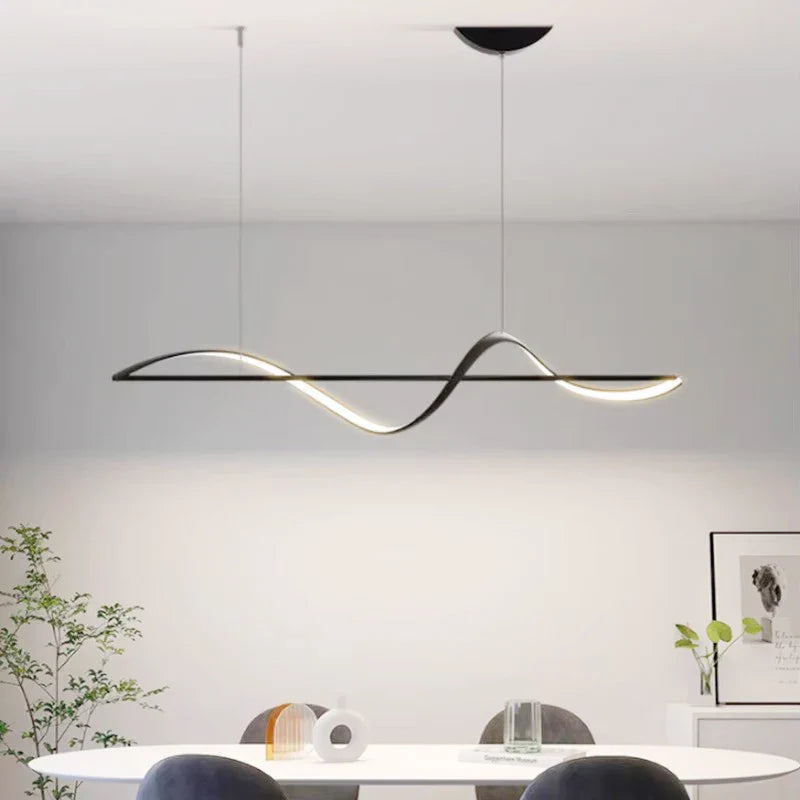 Afralia™ Modern Smart Pendant Lights for Dining Room Chandeliers Decor - Stylish Salon Decoration