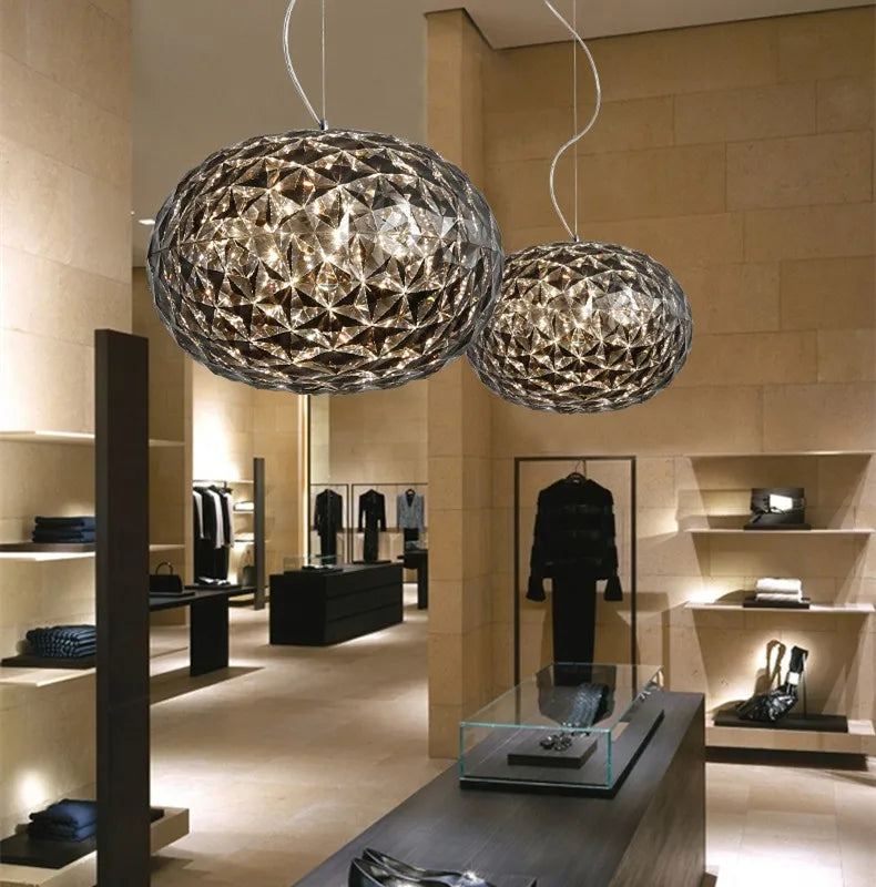 Afralia™ Planet LED Pendant Lamp: Nordic Acrylic Globe Lights for Dining Room & Bedroom