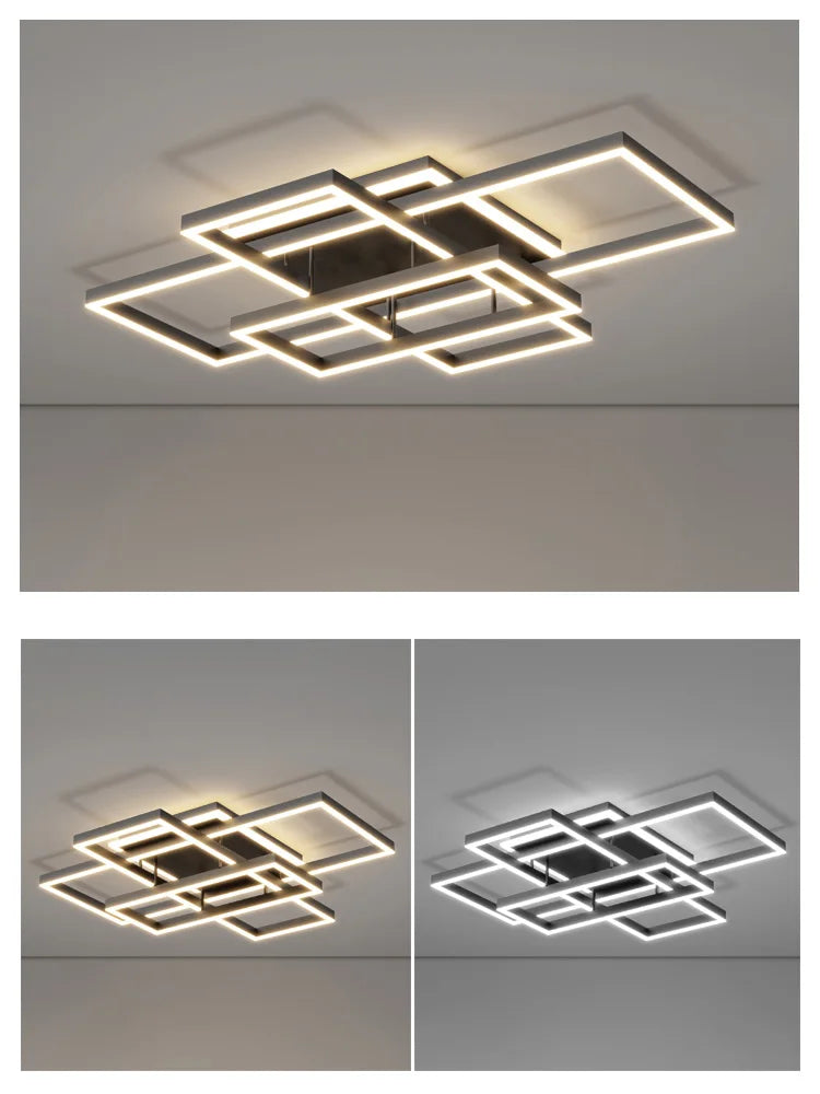 Afralia™ Modern Nordic Ceiling Lamp Living Room Lighting Combination