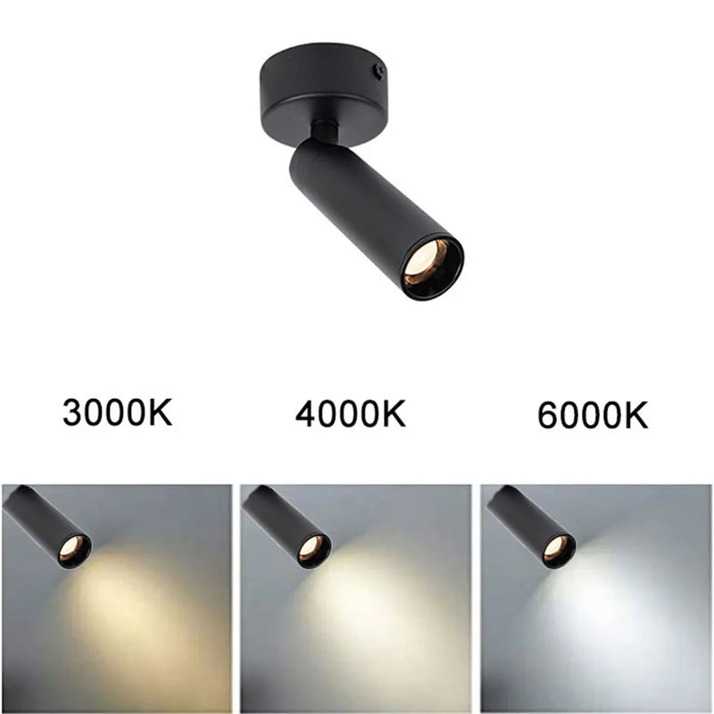 Afralia™ Narrow Beam Ceiling Spotlights for Jewelry Museum Gallery - 3W 5W Surface Mount Spotlight