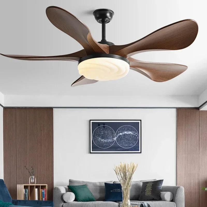 Afralia™ Modern LED Ceiling Fan with Strong Winds and Quiet Mute Operation