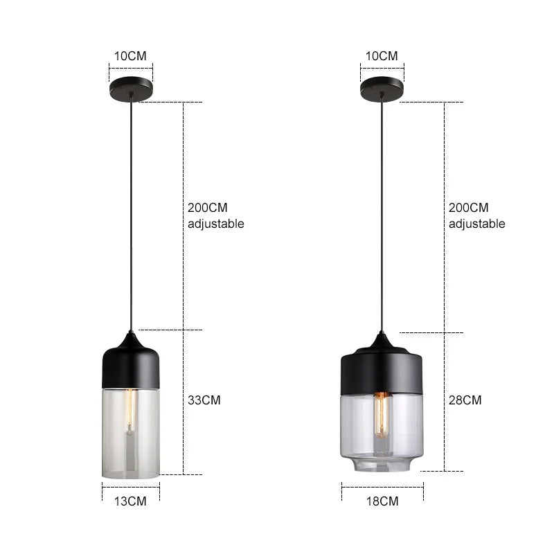 Afralia™ Modern Glass Chandelier Pendant Light Fixture for Home Dining Kitchen Decor